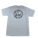 Mサイズ セール LAKAI 半袖Tシャツ ホワイト バックプリント LAKAI YONNIES SUPER STORE TEE メンズ レディース ユニセックス