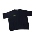 poler ポーラー 半袖 スウェット素材 ブラック 黒 MCQUEEN BAGGY CREW S/S TEE メンズ レディース アウトドア 送料込み 送料無料 ルームウェア 在宅にも シンプル 大人コーデにも