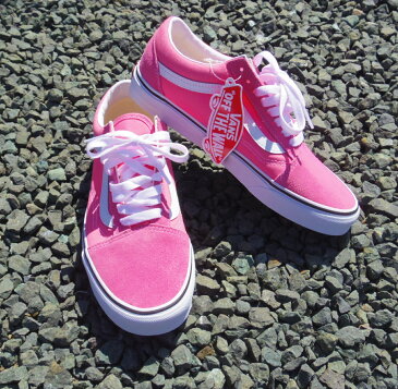 VANS ヴァンズ OLD SKOOL オールドスクール レディース ローカット pink lemonade true white 23.5cmから25.5cmまで 通勤 通学 ストリートコーデに 送料込み価格