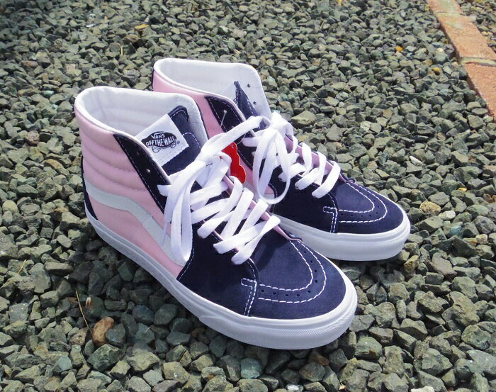  VANS スニーカー ハイカット SK8 HI ヴァンズ スニーカー メンズ レディース BLUSHING (C.SPT) ストリート ネイビー/ピンク系 ユニセックス 送料無料 送料込み価格