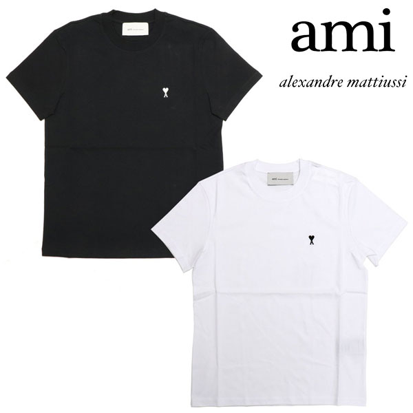 樂天商城 - アミ パリス Tシャツ メンズ レディース 2026SSモデル AMI PARIS ブラック ホワイト HTS346.724 045 100 【送料無料♪】