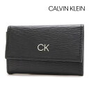 カルバンクライン キーケース（メンズ） ギフトラッピング無料 カルバンクライン キーケース メンズ Calvin Klein Wallet キーリング スキミング防止機能付き CK ブラック 31CK170002 BLACK 【送料無料♪】