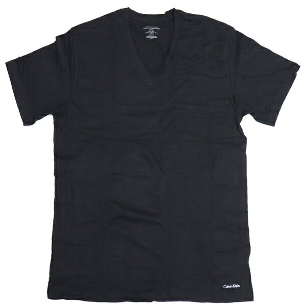 カルバンクライン Tシャツ 半袖 3枚セット メンズ Vネック Calvin Klein アウター インナー ブラック NB4012【送料無料♪】