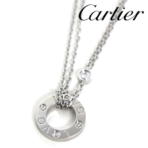 カルティエ ネックレス レディース CARTIER アクセサリー ジュエリー ホワイトゴールド ダイヤモンド B7219400 【送料無料♪】