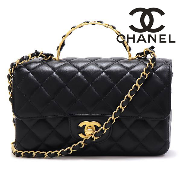 シャネル ショルダーバッグ レディース CHANEL ミニフラップバッグ ブラック AS4409 B14245 94305 【送料無料】