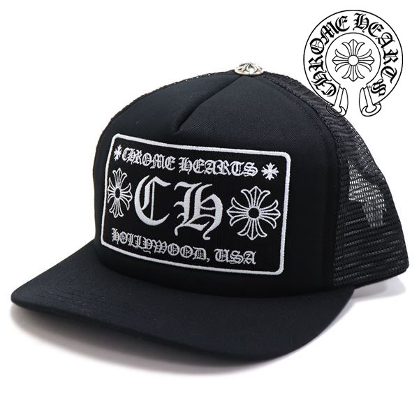 クロムハーツ キャップ メンズ レディース CHROME HEARTS CAP 帽子 ブラック 304112505BLKBR0127 【送料無料♪】 ギフトラッピング無料