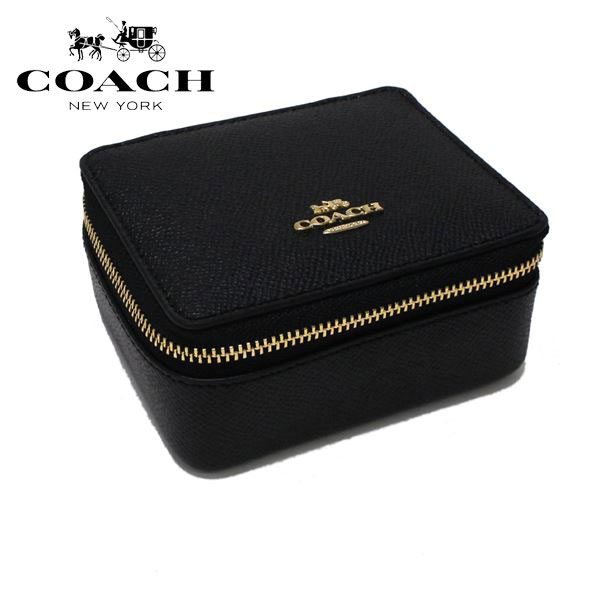 【週末セール】コーチ ジュエリーボックス レディース COACH ジュエリーケース F66502 IMBLK 【送料無料♪】