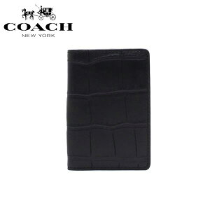 【プレセール開催中！】コーチ カードケース メンズ COACH card case F75913 QB/BK 【送料無料♪】 ギフト プレゼント 男性 女性 誕生日