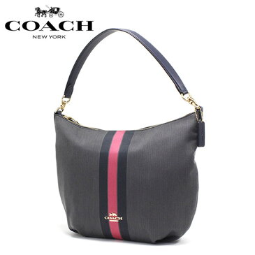 【アフターセール開催中!】コーチ ショルダーバッグ レディース COACH ヴァーシティ ストライプ ジャガード レザー スカイラー ホーボー ブラック エレクトリックピンク 2299 IMR29 【送料無料】