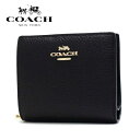 【GWセール開催中】ギフトラッピング無料 コーチ 二つ折り財布 レディース COACH Wallet ブラック C2862 IMBLK 【送料無料♪】