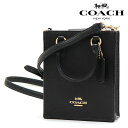 ハンドバッグ 【GWセール開催中】コーチ ミニハンドバッグ レディース COACH 2Way ショルダーバッグ ノース サウス ミニ トート ブラック CJ500 IMBLK 【送料無料】