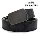 【GWセール開催中】コーチ ベルト メンズ COACH Belt リバーシブル仕様 チャコール×ブラック CQ012 QBO3I 【送料無料♪】 ギフトラッピング無料