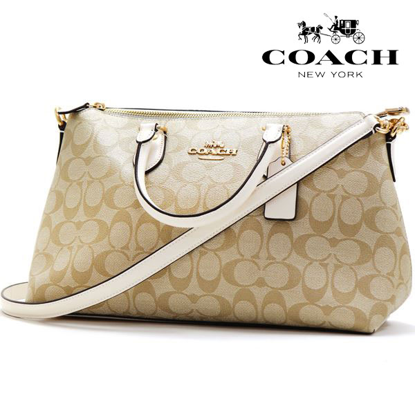 コーチ サッチェル バッグ（レディース） 【スプリングセール開催中】コーチ ショルダーバッグ レディース COACH 2Way ハンドバッグ ジョージア サッチェル ライトカーキ チョーク CR157 IMDQC 【送料無料】