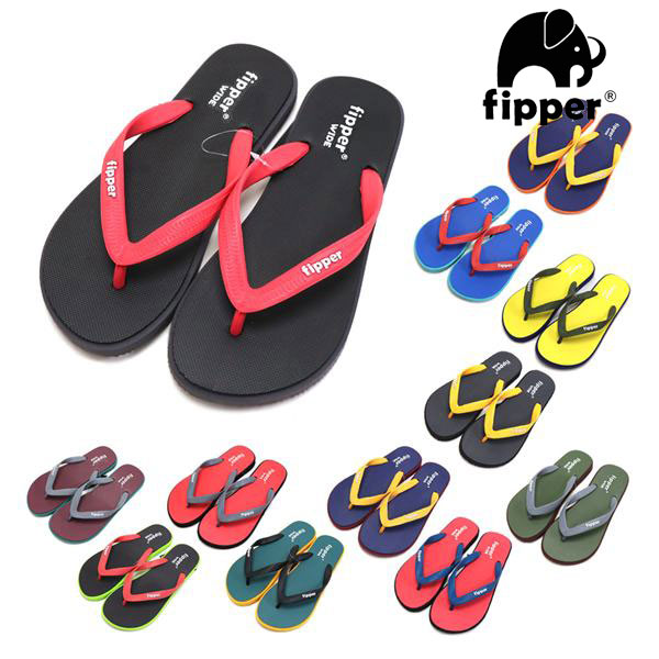 Rakuten - フィッパー ビーチサンダル メンズ レディース WIDE ワイド fipper Flip-flops ビーサン 海 ビーチ プール FJ06 FJ08 FJ09 FJ10 FJ11 【送料無料♪】 0