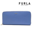 フルラ 財布 レディース ギフトラッピング無料 フルラ 長財布 レディース FURLA Wallet ラウンドファスナー BABYLON バビロン ジップ アラウンド スリム ブルー PCX8UNO B30000 1335S 【送料無料♪】