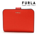 【GWセール開催中】ギフトラッピング無料 フルラ 二つ折り財布 レディース FURLA Wallet サフィアーノレザー スモール コンパクト ウォレット バビロン BABYLON レッド系 PCY0UNO B30000 1670S 【送料無料♪】