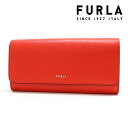 【GWセール開催中】ギフトラッピング無料 フルラ 二つ折り長財布 レディース FURLA Wallet サフィアーノレザー CONTINENTAL WALLET コンチネンタルウォレット バビロン BABYLON レッド系 PCY2UNO B30000 1670S 【送料無料♪】