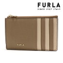 【月末セール開催中】ギフトラッピング無料 フルラ カードケース レディース FURLA card case サフィアーノレザー ミディアム カード コインケース バビロン BABYLON グレー WP00088 B30000 1478S 【送料無料♪】