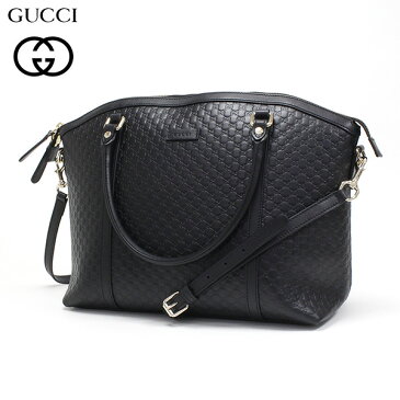 【お買い物マラソンセール 】グッチ ショルダーバッグ レディース GUCCI ハンドバッグ 2Way マイクログッチシマ ブラック 449657 BMJ1G 1000 【送料無料】 ギフト プレゼント 男性 女性 誕生日