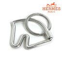 エルメス キーホルダー（レディース） 【GWセール開催中】エルメス キーホルダー レディース HERMES Key ring キーリング シルバー CHEVAL 【送料無料♪】 ギフトラッピング無料