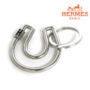 エルメス キーホルダー（レディース） 【GWセール開催中】エルメス キーホルダー レディース HERMES Key ring キーリング シルバー ブラック FER A CHAVAL 【送料無料♪】 ギフトラッピング無料