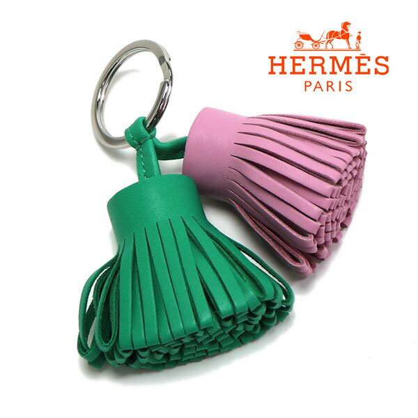 ギフトラッピング無料 エルメス キーホルダー レディース カルメンウノドス HERMES key ring キーリング ミント H077895CJ MENTHE 【送料無料♪】