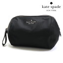 【お買い物マラソンセール開催中】ケイトスペード ポーチ レディース Kate Spade Pouch コスメケース ミディアム コスメティック ブラック KC632 001 【送料無料♪】 ギフトラッピング無料