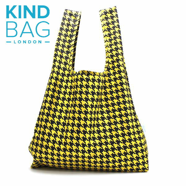 カインドバッグ エコバッグ カインドバッグ エコバッグ 折りたたみ メンズ レディース 正規品 KINDBAG ショッピングバッグ 海外ブランド コンパクト 軽量 Dogtooth 3891041 【メール便送料無料】 ギフト プレゼント 男性 女性 誕生日