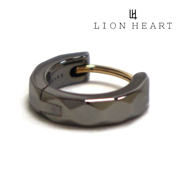 【お買い物マラソンセール開催中】ライオンハート ピアス メンズ 正規品 LION HEART アクセサリー ブラック 片耳用 01EA0991BK 【送料無料♪】