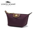 MtgbsO V ~j|[` fB[X LONGCHAMP Mini pouch z p[v L3693089P09 PLUM yz Mtg v[g j  a