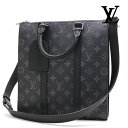 ヴィトン トートバッグ メンズ LOUIS VUITTON ハンドバッグ 2way ショルダーバッグ サックプラ・クロス ブラック M46098 【送料無料】 【SN】