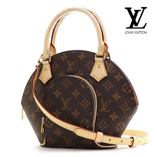 ルイヴィトン ショルダーバッグ レディース モノグラム・キャンバス LOUIS VUITTON 2Way ハンドバッグ エリプス PM ブラウン M46196 【送料無料】