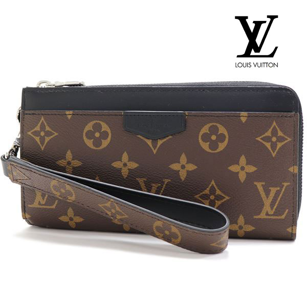 ギフトラッピング無料 ヴィトン 長財布 メンズ LOUIS VUITTON Wallet ラウンドファスナー ジッピー・ドラゴンヌ モノグラム×ブラック M69407 【送料無料♪】 【SN】