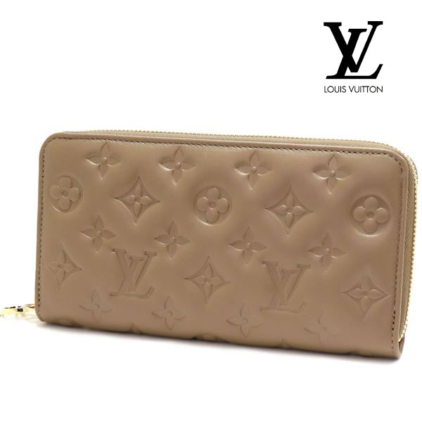 ギフトラッピング無料 ルイヴィトン ラウンドファスナー長財布 レディース LOUIS VUITTON Wallet ラウンドファスナー ジッピー・ウォレット トープ M81511 【送料無料♪】 【SN】