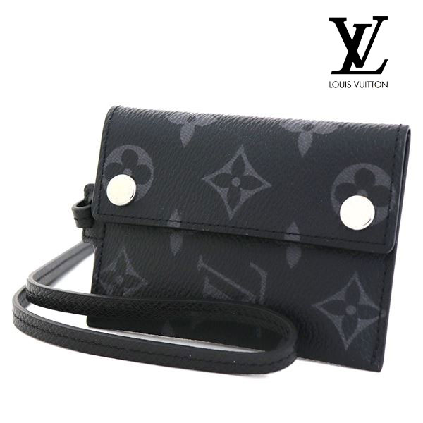 ルイヴィトン 定期入れ ルイヴィトン カードケース メンズ レディース LOUIS VUITTON card case IDケース ブラック M83155 【送料無料♪】