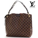 ルイヴィトン ショルダーバッグ レディース ダミエ・エベヌ キャンバス LOUIS VUITTON  ...