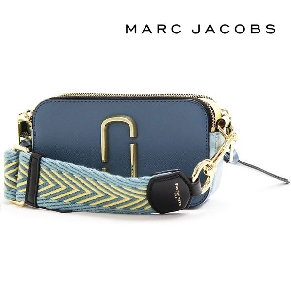 マークジェイコブス ショルダーバッグ レディース マークジェイコブス ショルダーバッグ レディース MARC JACOBS SNAPSHOT ブルー M0012007 423 【送料無料】