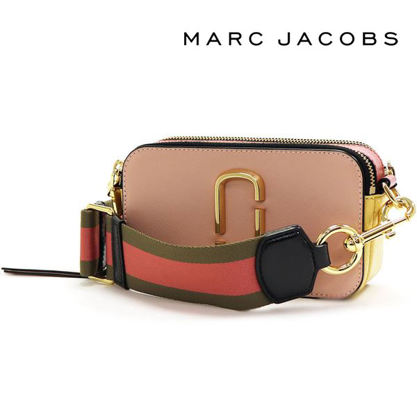マークジェイコブス ショルダーバッグ レディース MARC JACOBS SNAPSHOT ローズマ ...