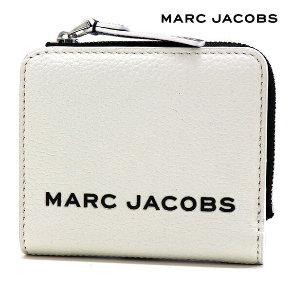 マークジェイコブス 財布（レディース） マークジェイコブス 二つ折り財布 レディース MARC JACOBS Wallet ミニ財布 コンパクト ホワイト系 M0017061 164 【送料無料♪】 ギフトラッピング無料