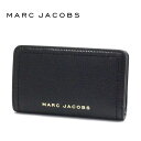 マークジェイコブス 財布（レディース） マークジェイコブス 二つ折り財布 レディース MARC JACOBS Wallet ザ グルーヴ レザー コンパクト ウォレット ブラック S104L01SP21 001 【送料無料♪】