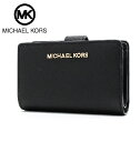 【GWセール開催中】ギフトラッピング無料 マイケルコース 二つ折り財布 レディース MICHAEL KORS Wallet 35F7GTVF2L BLACK 【送料無料♪】【あす楽】 ギフト プレゼント 男性 女性 誕生日