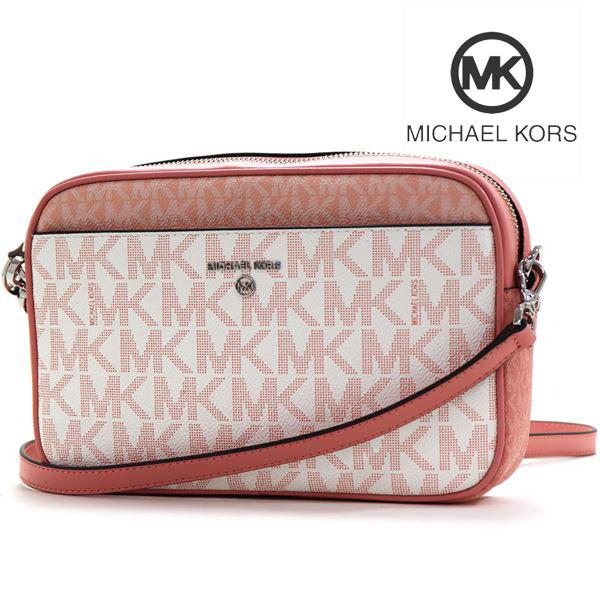 【お買い物マラソンセール開催中】マイケルコース ショルダーバッグ レディース MICHAEL KORS シグネチャー ピンク系 32S0ST9C7V 619 【送料無料】のサムネイル