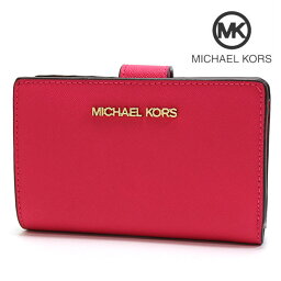 【お買い物マラソンセール開催中】マイケルコース 二つ折り財布 レディース MICHAEL KORS Wallet エレクトリック ピンク 35F7GTVF2L EPINK 【送料無料♪】 ギフトラッピング無料