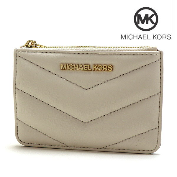 マイケル・コース 革小銭入れ レディース マイケルコース コインケース レディース MICHAEL KORS Wallet キーリング キーホルダー クリーム 35R4GTVP1V LTCRE 【送料無料♪】 ギフトラッピング無料