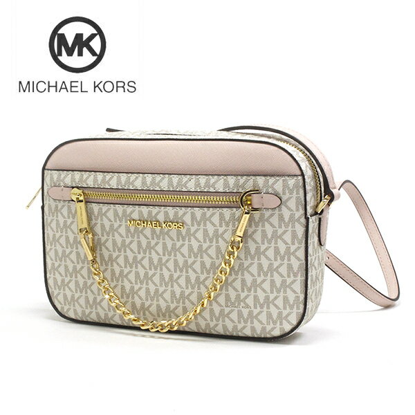 マイケルコース 【スプリングセール開催中】マイケルコース ショルダーバッグ レディース 0 MICHAEL KORS ラージ EW ジップ チェーン クロスボディー ジェット セット アイテム シグネチャー PWD BLSH MLT 35S1GTTC9B PWDBL 【送料無料】