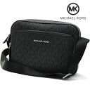【超ポイントバック祭】 マイケルコース ショルダーバッグ メンズ レディース MICHAEL KORS ブラック 37F4LCOC6U BLACK 【送料無料】