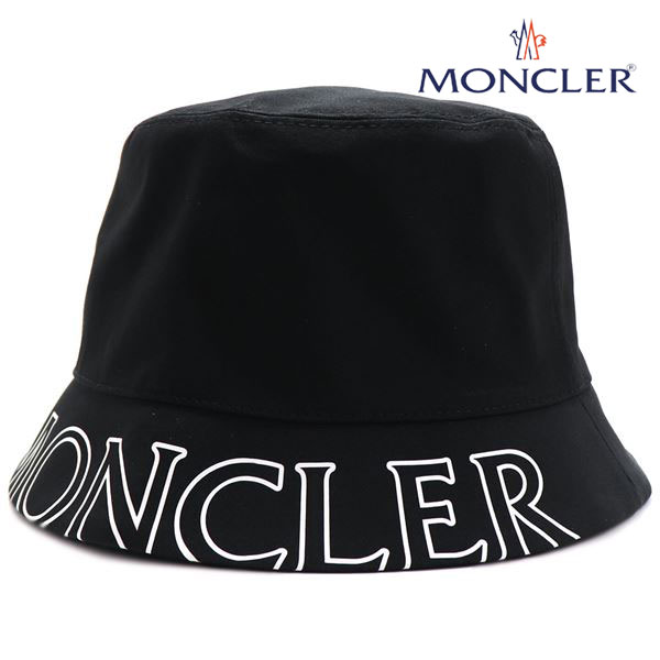 【数量限り アウターセール！】 モンクレール バケットハット レディース MONCLER アウター 帽子 ブラック 3B000 39 57843 999 【送料無料♪】 冬物アイテム