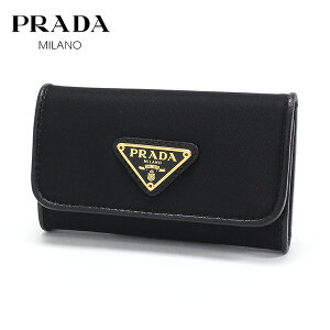 【お買い物マラソンセール1/7 17:00 〜 1/17 9:59】プラダ キーケース レディース PRADA Key Case ブラック 1PG222 UZO F0X3X 【送料無料♪】 ギフト プレゼント 男性 女性 誕生日