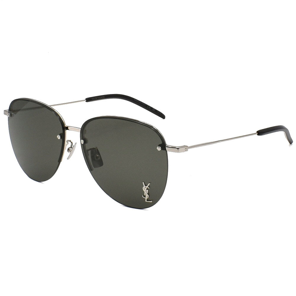 樂天商城 - サンローラン サングラス メンズ レディース SAINT LAURENT Sunglasses アジアンフィット シルバー SL328KM-005 【送料無料♪】