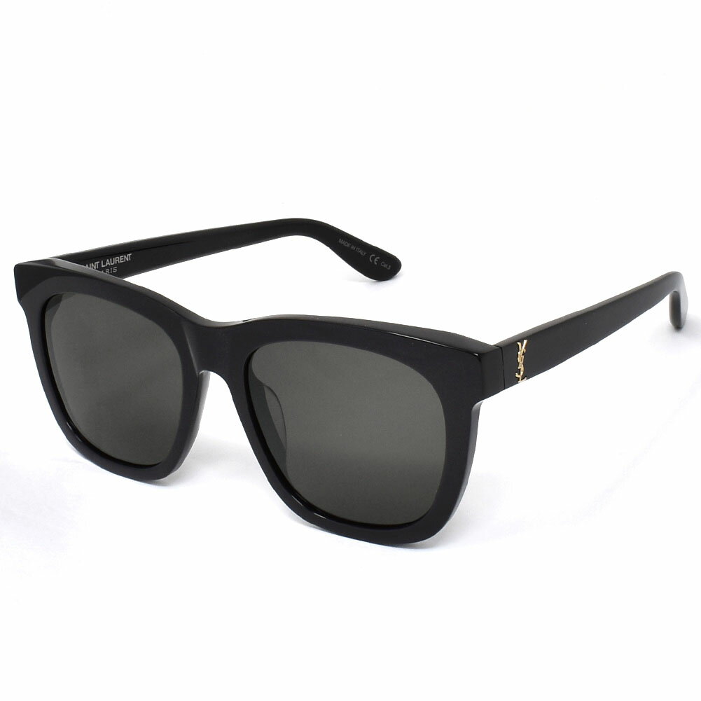 樂天商城 - サンローラン サングラス メンズ レディース SAINT LAURENT Sunglasses アジアンフィット ブラック SLM24K-005 【送料無料♪】